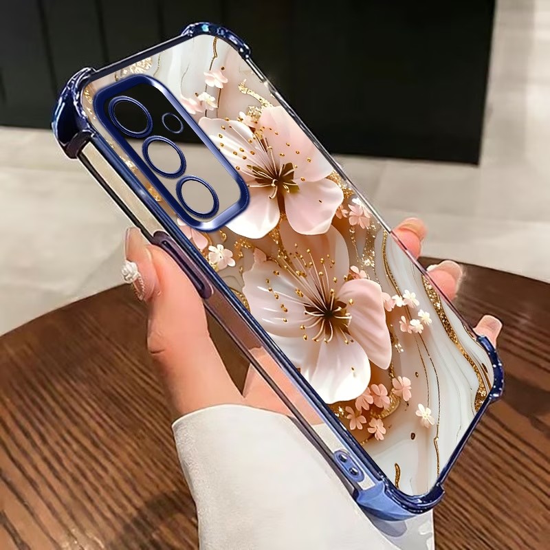 Electroplated Flower Clear Pho - Samsung Galaxy S25 recension och pris
