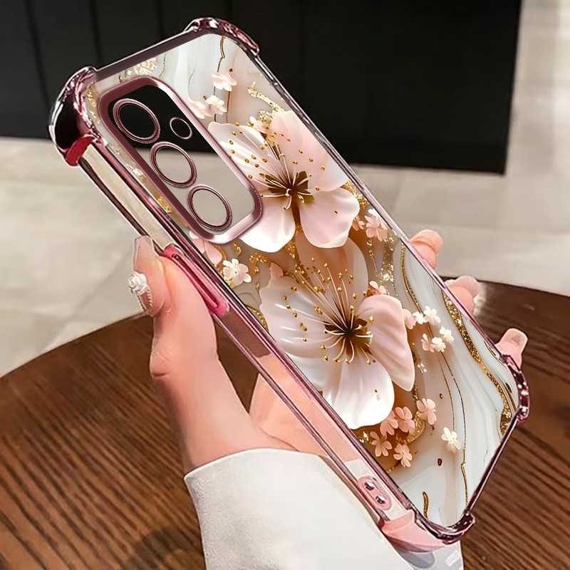 Electroplated Flower Clear Pho - Samsung Galaxy S25 recension och pris