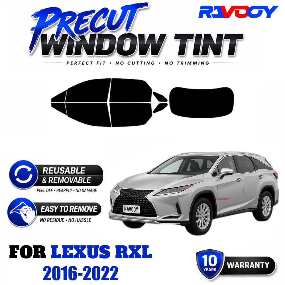 RAVOOY Precut Window Tint, Reu - Air Bubble Remover recension och pris