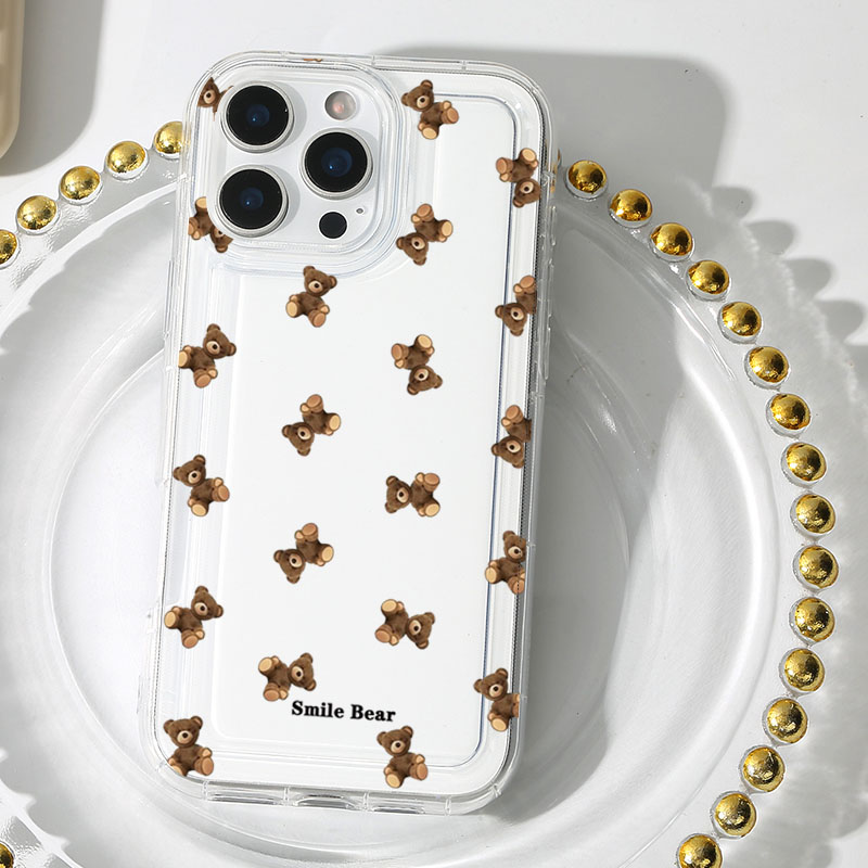 Flower Bear Print Phone Case f - Apple Iphone 15 Pro Max recension och pris