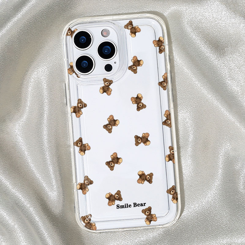 Flower Bear Print Phone Case f - Apple Iphone 15 Pro Max recension och pris