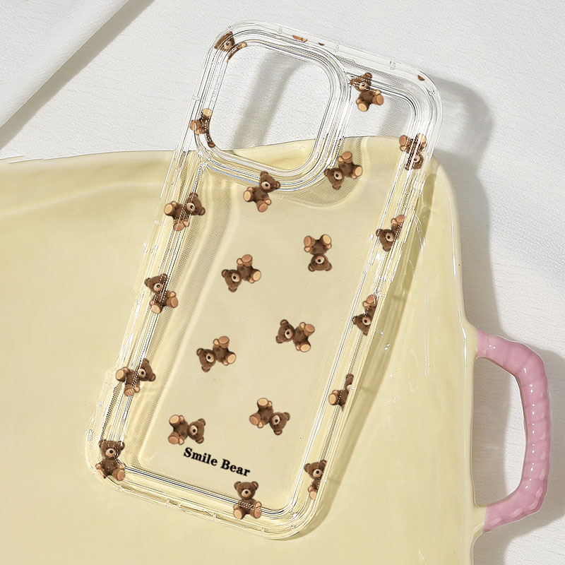 Flower Bear Print Phone Case f - Apple Iphone 15 Pro Max recension och pris