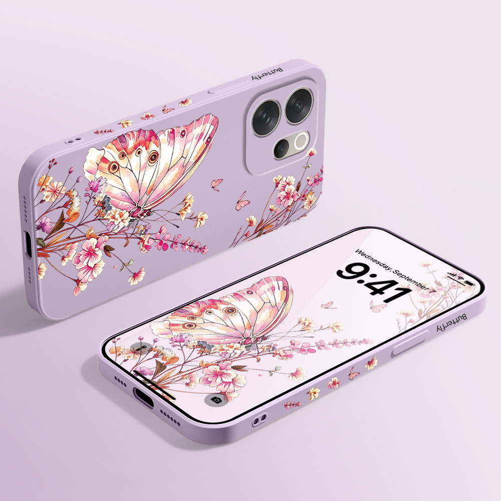 Butterfly Sprig Phone Case For - Vivo V40 recension och pris